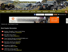Tablet Screenshot of jkowners.com